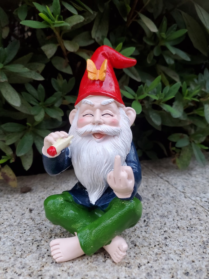 garden gnomes outdoor statue f...